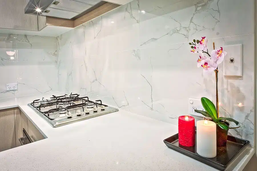 Professionally staged kitchen