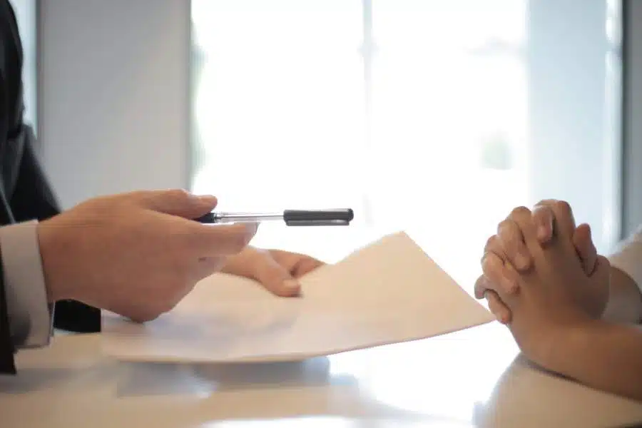 Person applying for a house loan