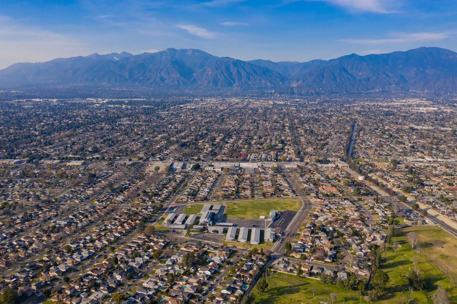 Aerial view of Arcadia