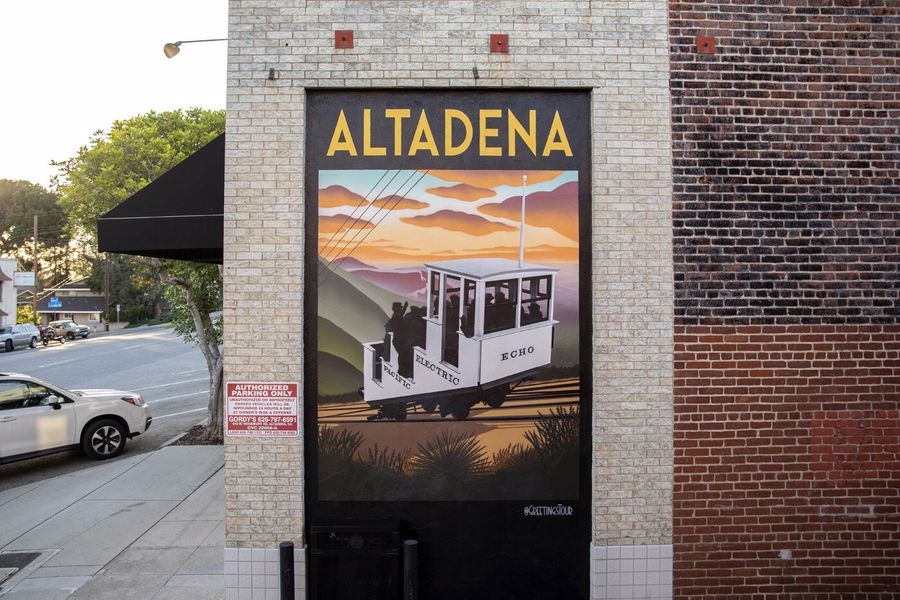 Poster advertising Altadena