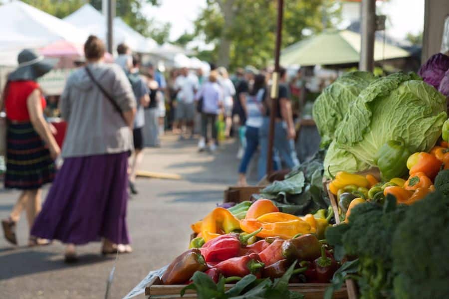 Local market in Covina